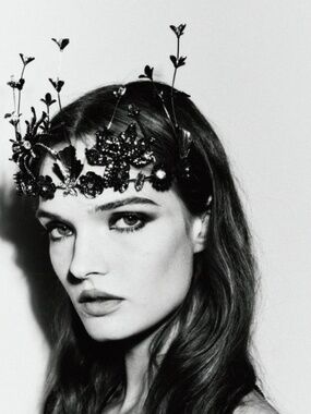 NWT Zara Metal Floral Headband